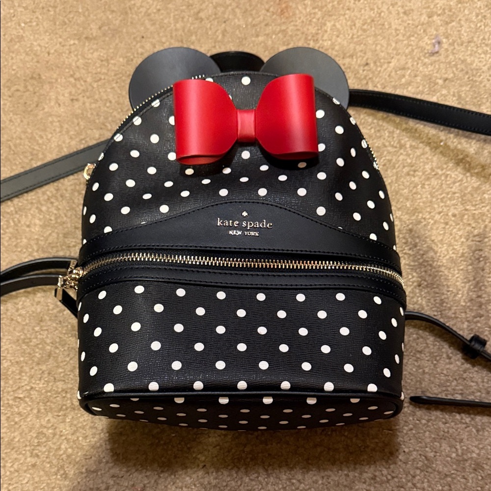 Kate Spade Disney Black Minnie Backpack